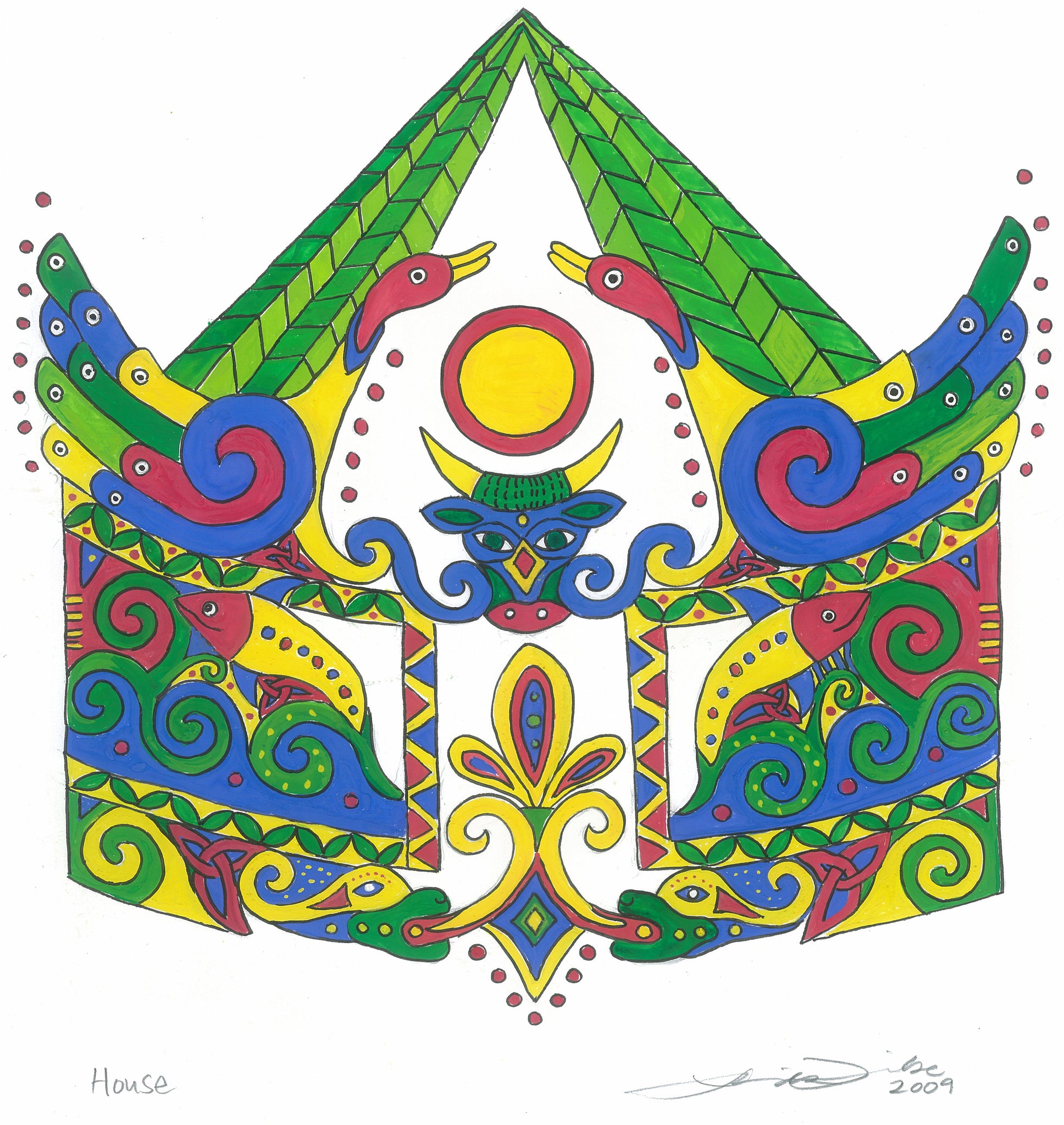 2009 Celtic Festival Fine Art Prints: Celtic House