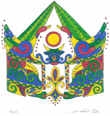 2009 Celtic Festival Fine Art Prints: Celtic House