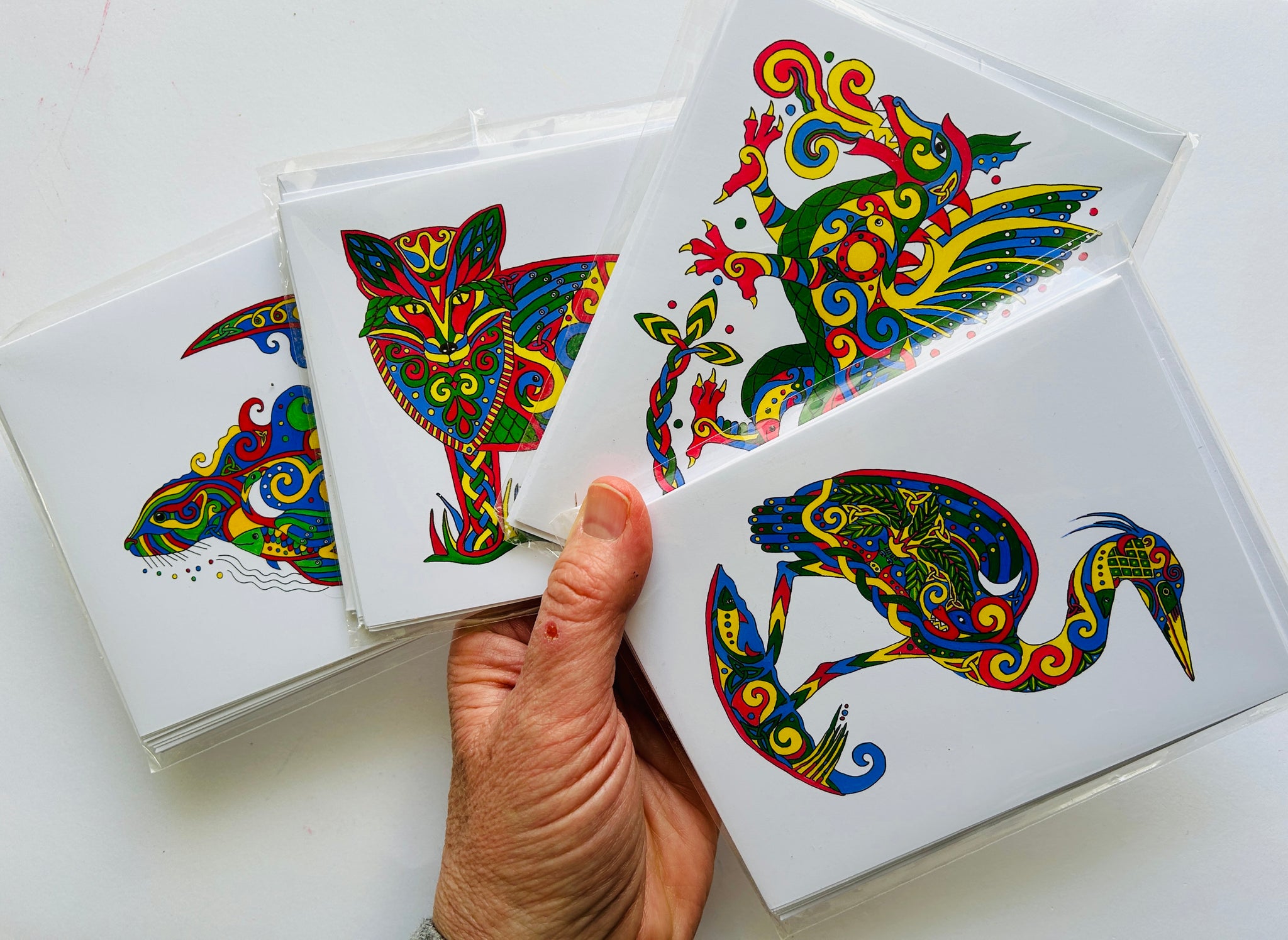 Earth, Air, Fire, Water: Celtic Art Cards